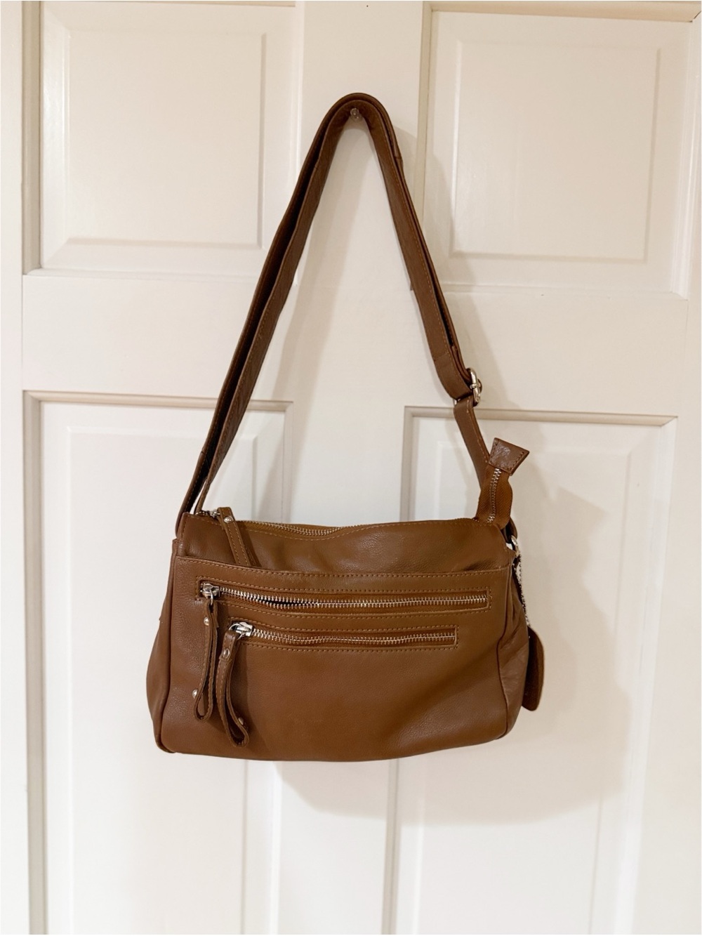 Great American Leather Work GAL Granada Leather  Crossbody Handbag